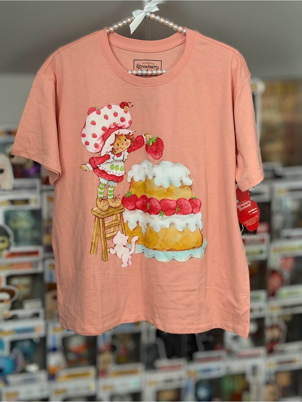 Strawberry Shortcake Peach  Tee